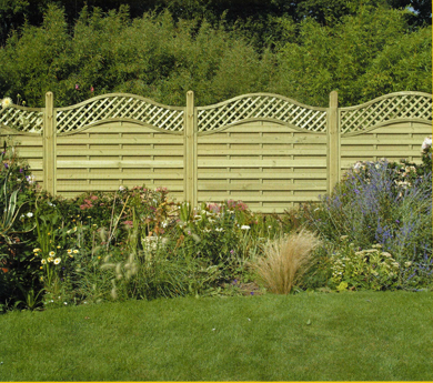 Garden Fence on Wooden Fence Panels For Garden Fencing    Just For Beauty And Home